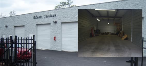 600 sq ft warehouse storage unit at Atlantic Facilities LLC, Wilmington NC